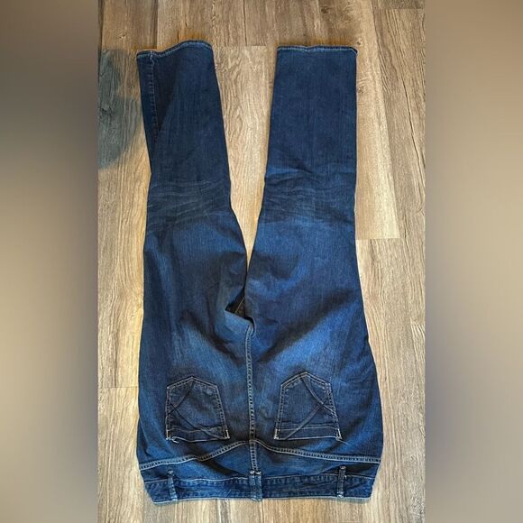 Lane Bryant Simply Straight Jeans Women Size 18 Tall Classic Blue Denim Mid-Rise - Picture 2 of 7